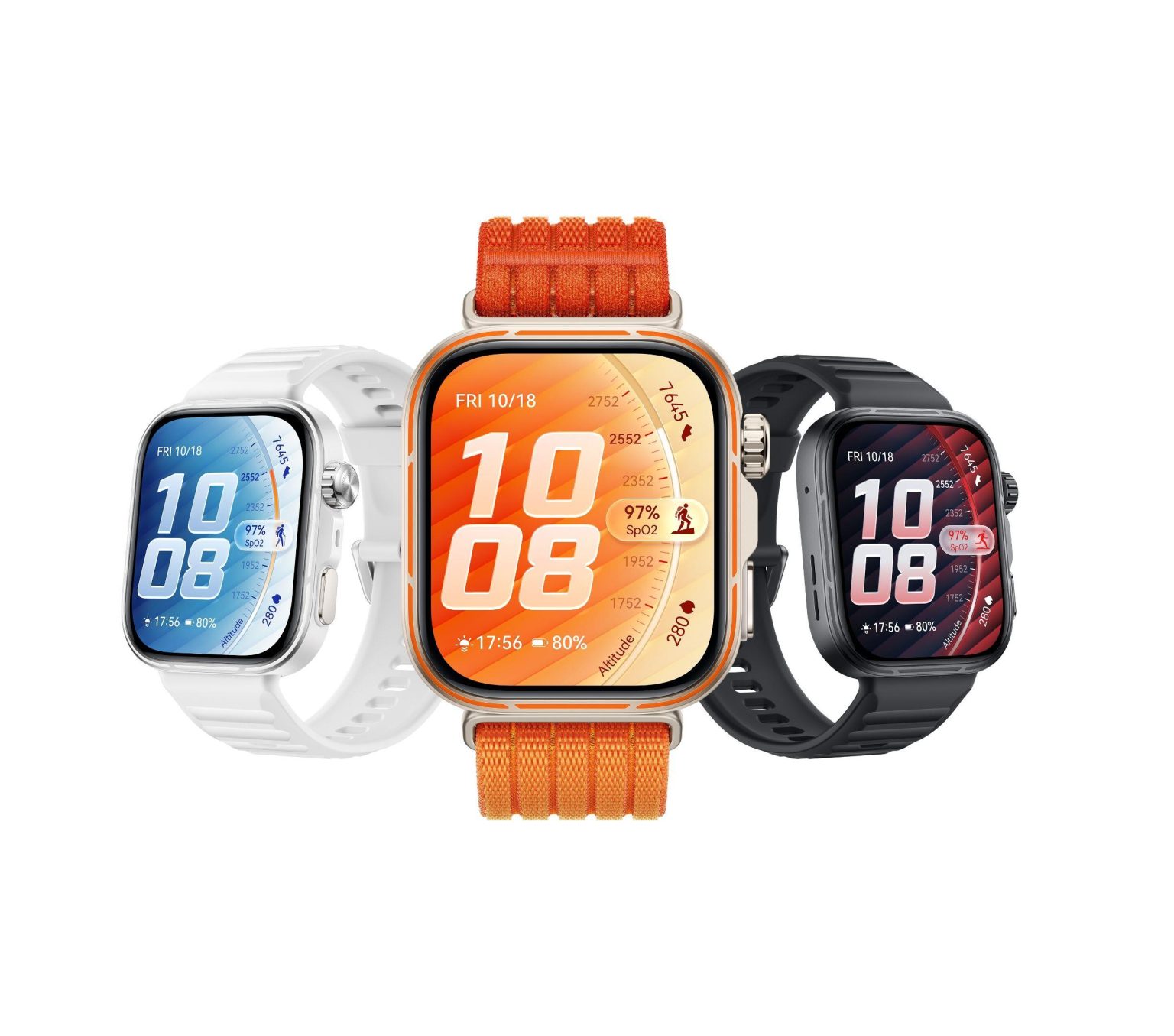 Huawei Watch Fit 5 Pro smartwatch met FullView Display, lichtgewicht design en Mini-Workout modes voor dagelijks gebruik